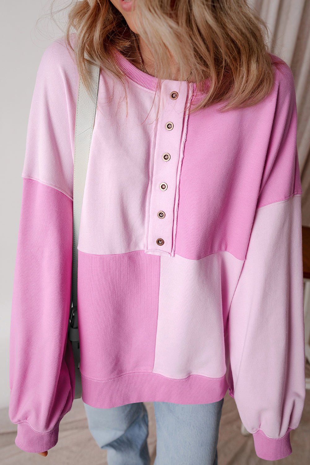 Tallulah High Low Oversize Sweatshirt - Hello Beautiful BoutiqueSweatshirts & HoodiesThreaded Pear