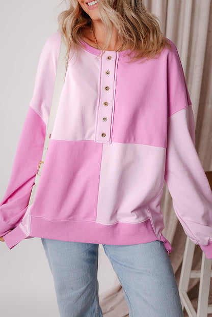 Tallulah High Low Oversize Sweatshirt - Hello Beautiful BoutiqueSweatshirts & HoodiesThreaded Pear