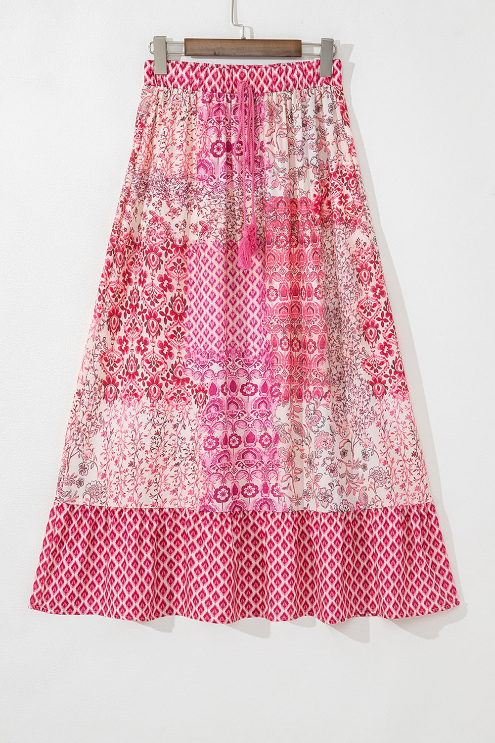 Tasora Elastic Waistband Maxi Skirt - Hello Beautiful BoutiqueSkirts & PetticoatThreaded Pear