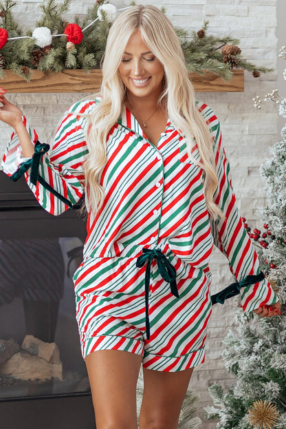 Tavy Christmas 2pcs Pajama Set - Hello Beautiful BoutiqueSleepwearThreaded Pear