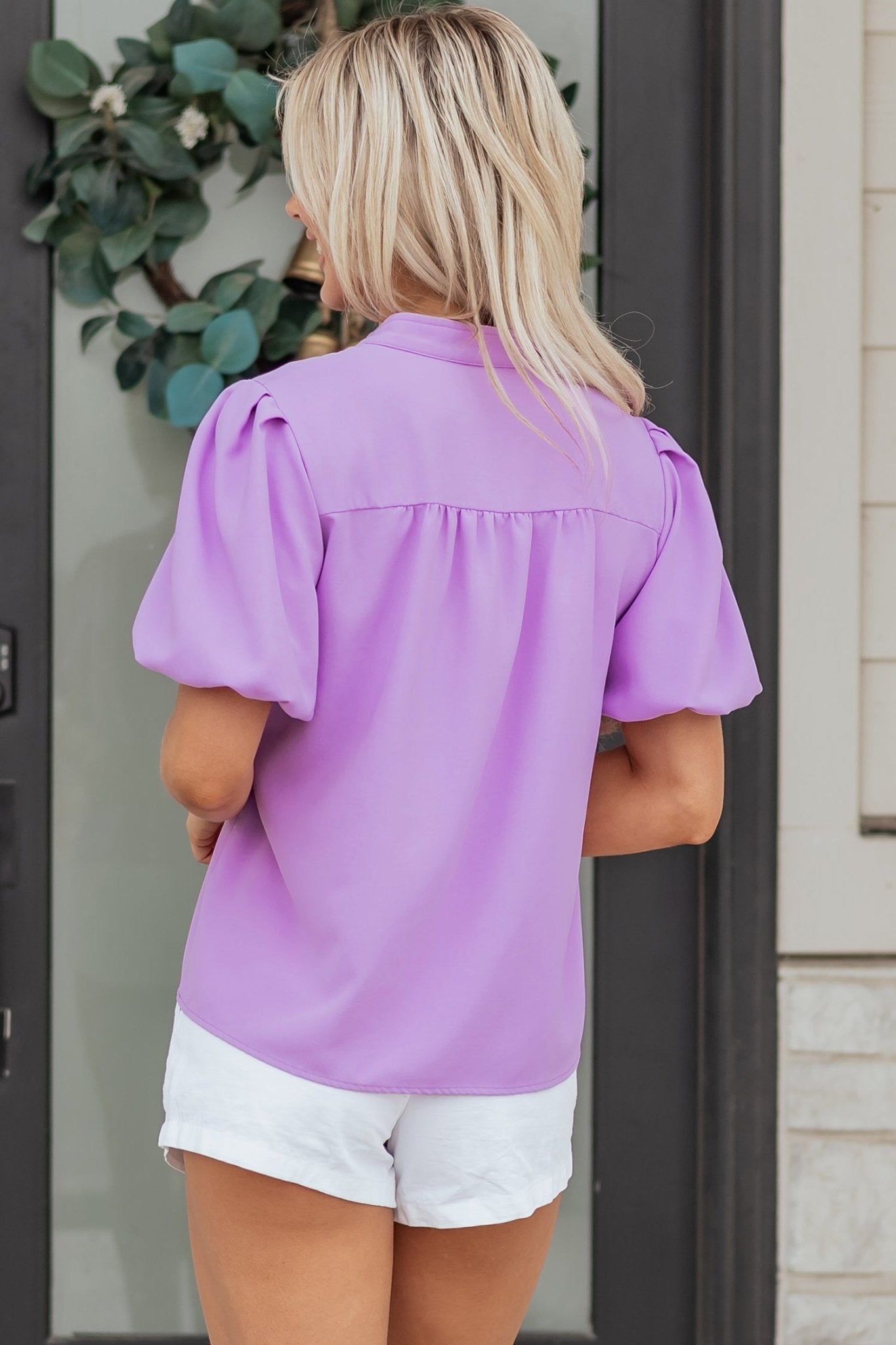 Taylor Puff Sleeve Summer Blouse - Hello Beautiful BoutiqueBlouses & ShirtsThreaded Pear
