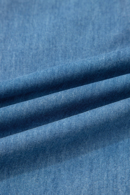 Taytum Wide Leg Chambray Pants - Hello Beautiful BoutiquePants & CulotteThreaded Pear