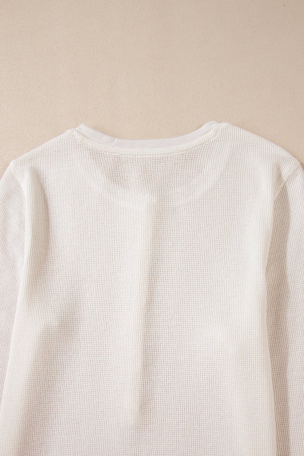 Teresa Color Waffle Half Long Sleeve Top - Hello Beautiful BoutiqueLong Sleeve TopsThreaded Pear