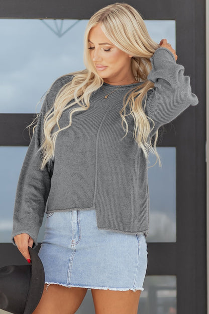 Tessa Patchwork Drop Shoulder Sweater - Hello Beautiful Boutique15% OFFThreaded Pear