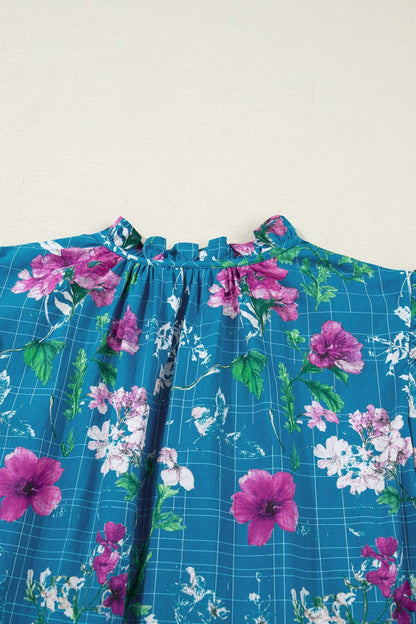 Tessa Tie Belted Long Dress - Hello Beautiful BoutiqueFloral DressesThreaded Pear