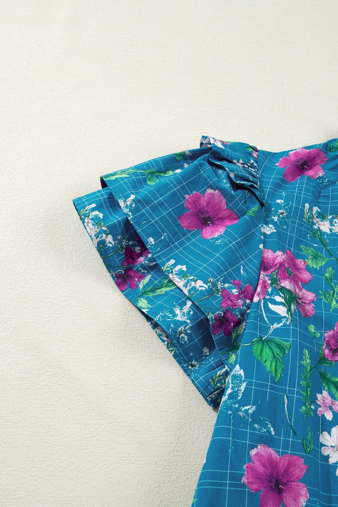 Tessa Tie Belted Long Dress - Hello Beautiful BoutiqueFloral DressesThreaded Pear