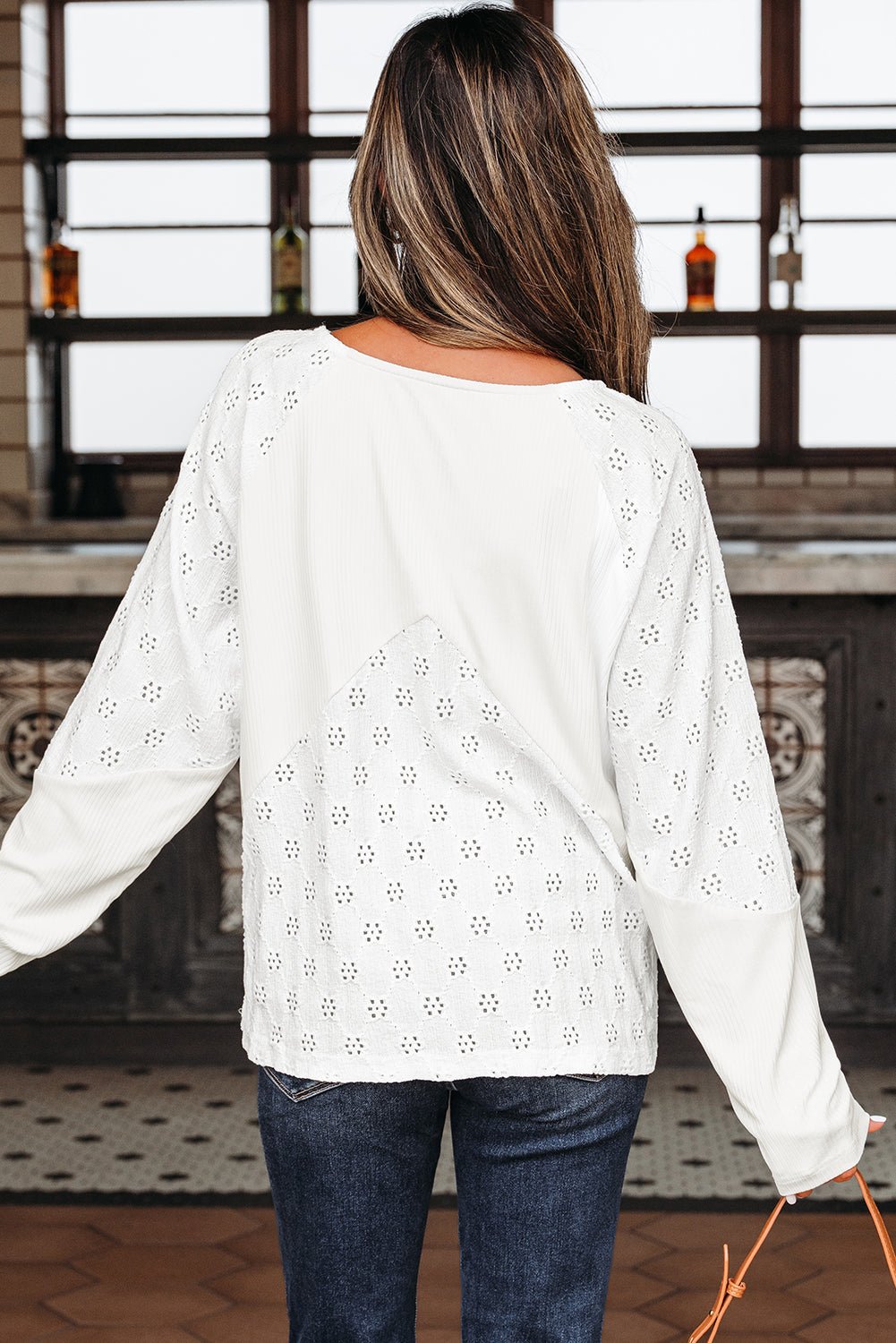 Tessabina Patchwork Embroidered Top - Hello Beautiful BoutiqueBlouses & ShirtsThreaded Pear