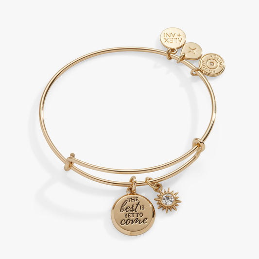 'The Best Is Yet To Come' Duo Charm Bangle - Hello Beautiful BoutiqueBraceletsALEX AND ANI