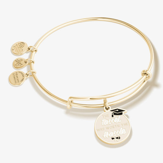 'The Tassel was Worth the Hassle' Graduation Charm Bangle - Hello Beautiful BoutiqueBraceletsALEX AND ANI