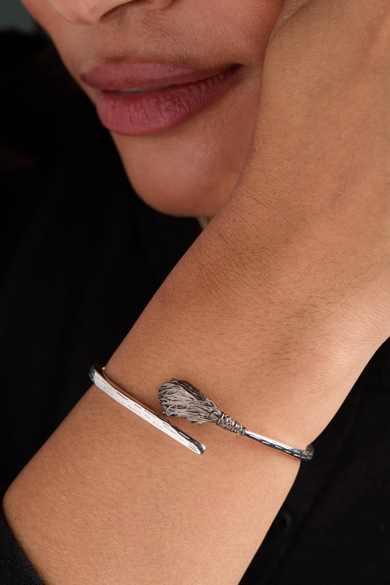 The Wizard of Oz™ Wicked Witch Broom Bypass Cuff - Hello Beautiful BoutiqueBraceletsALEX AND ANI