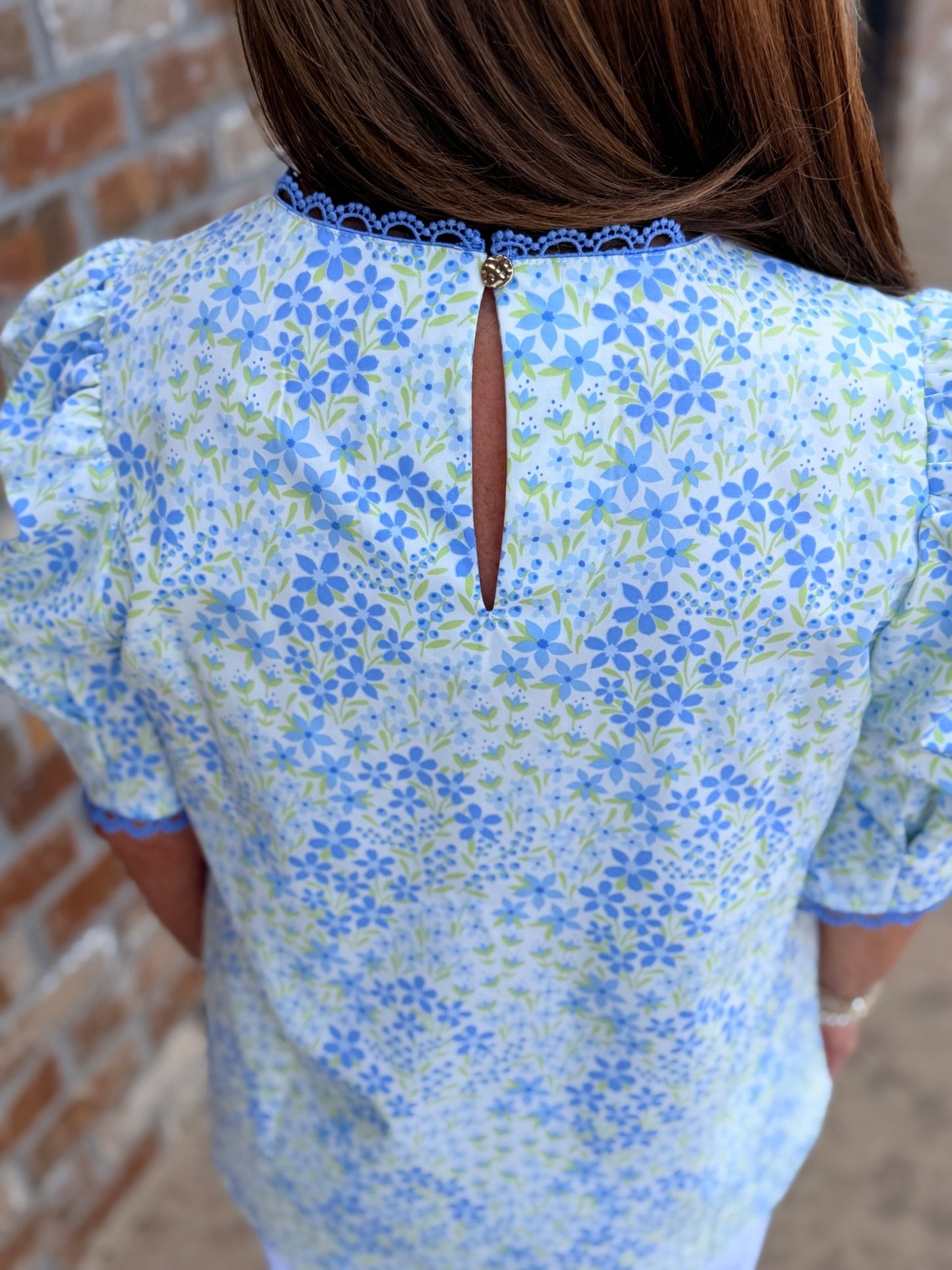 Thea Larkspur Fields Top - Hello Beautiful BoutiqueTopMary Square