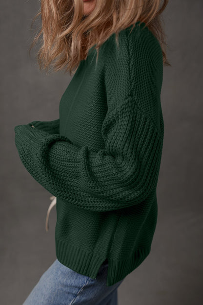 Theodora Drop Shoulder Loose Sweater - Hello Beautiful BoutiqueSweatersThreaded Pear