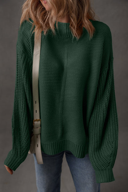 Theodora Drop Shoulder Loose Sweater - Hello Beautiful BoutiqueSweatersThreaded Pear