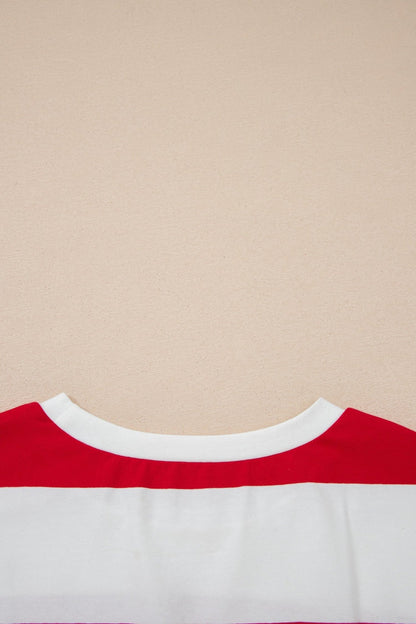 Tiana Block Oversize Tunic Tee - Hello Beautiful BoutiqueTops & TeesThreaded Pear