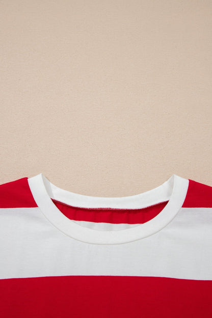 Tiana Block Oversize Tunic Tee - Hello Beautiful BoutiqueTops & TeesThreaded Pear