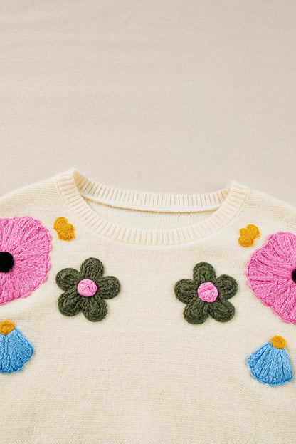 Tiana Pattern Ribbed Edge Sweater - Hello Beautiful Boutique20% OFFThreaded Pear