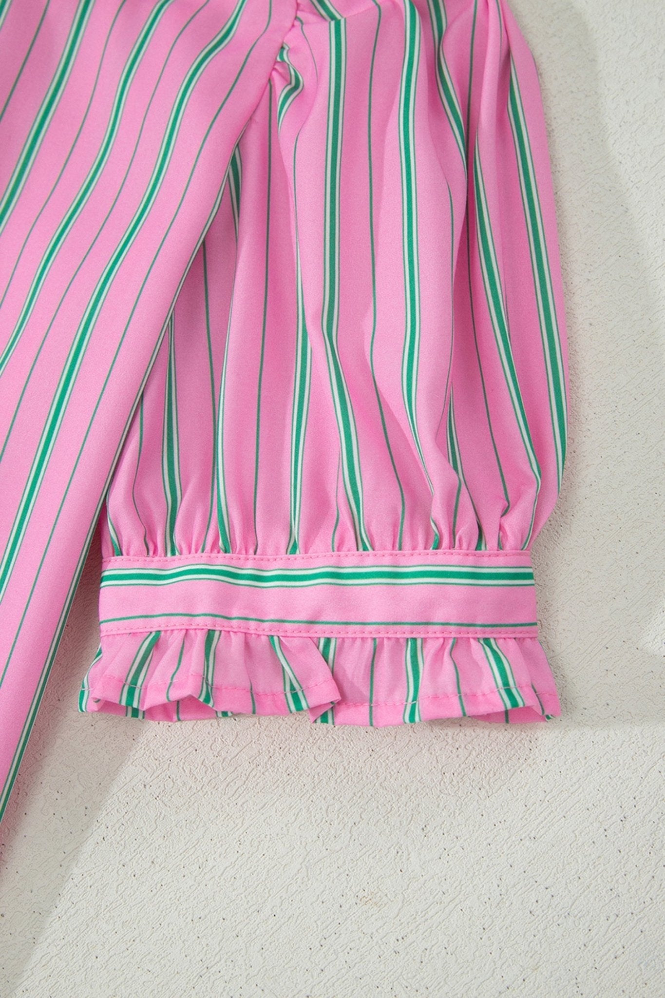 Tiffany Short Puff Sleeve Blouse - Hello Beautiful BoutiqueBlouses & ShirtsThreaded Pear