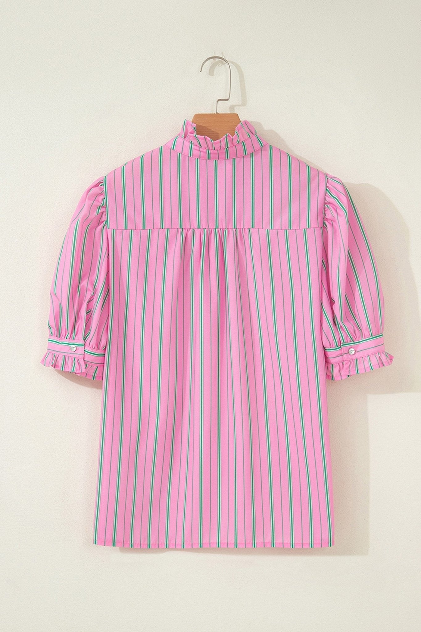 Tiffany Short Puff Sleeve Blouse - Hello Beautiful BoutiqueBlouses & ShirtsThreaded Pear