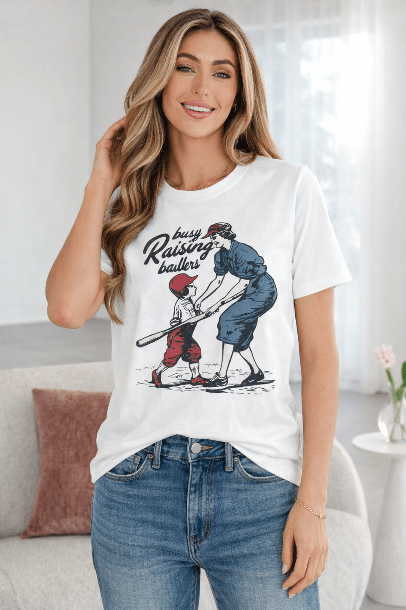 Tilly Ballers Cool Mom Tee - Hello Beautiful BoutiqueGraphic TeesThreaded Pear
