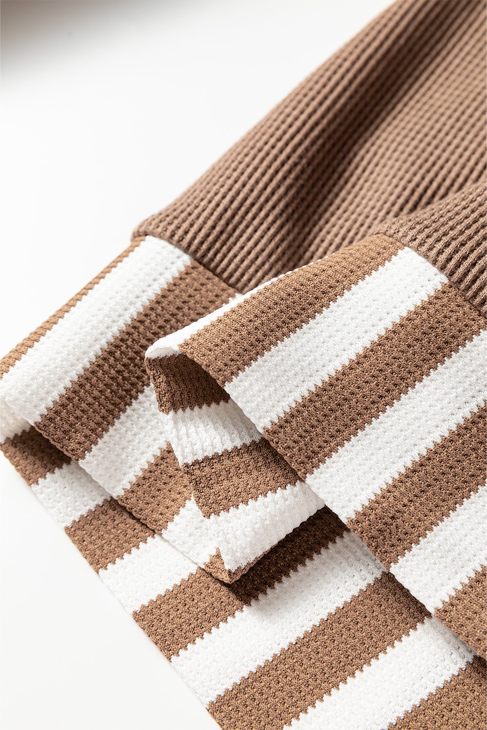 Tilly Striped Patchwork Drawstring Hoodie - Hello Beautiful BoutiqueLong Sleeve TopsThreaded Pear