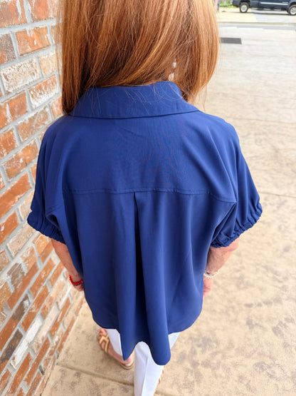 Top with Side Slit Hem T27518 - Hello Beautiful BoutiqueTopEntro