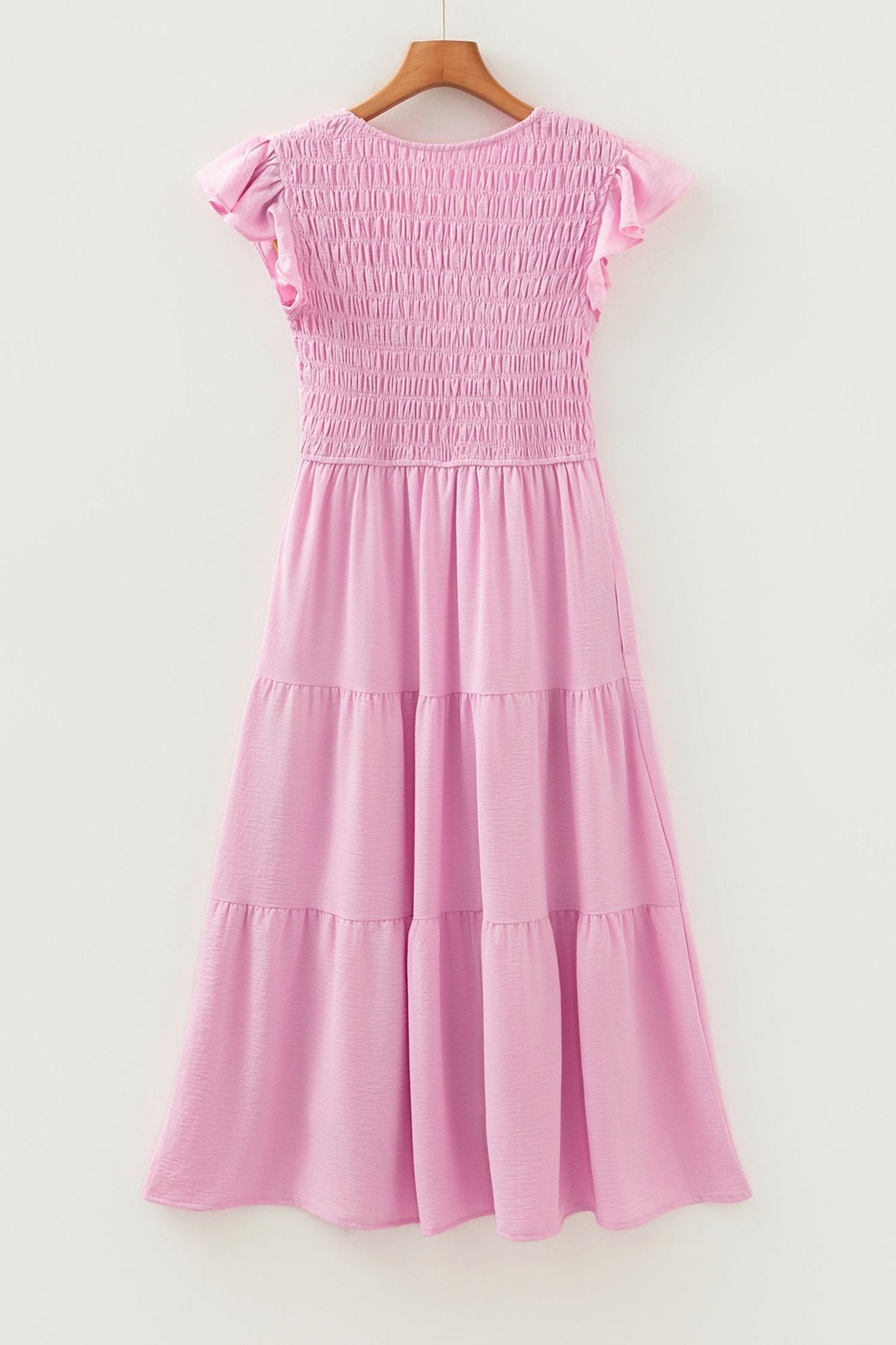 Treasure Flare Tiered Midi Dress - Hello Beautiful BoutiqueMidi DressesThreaded Pear
