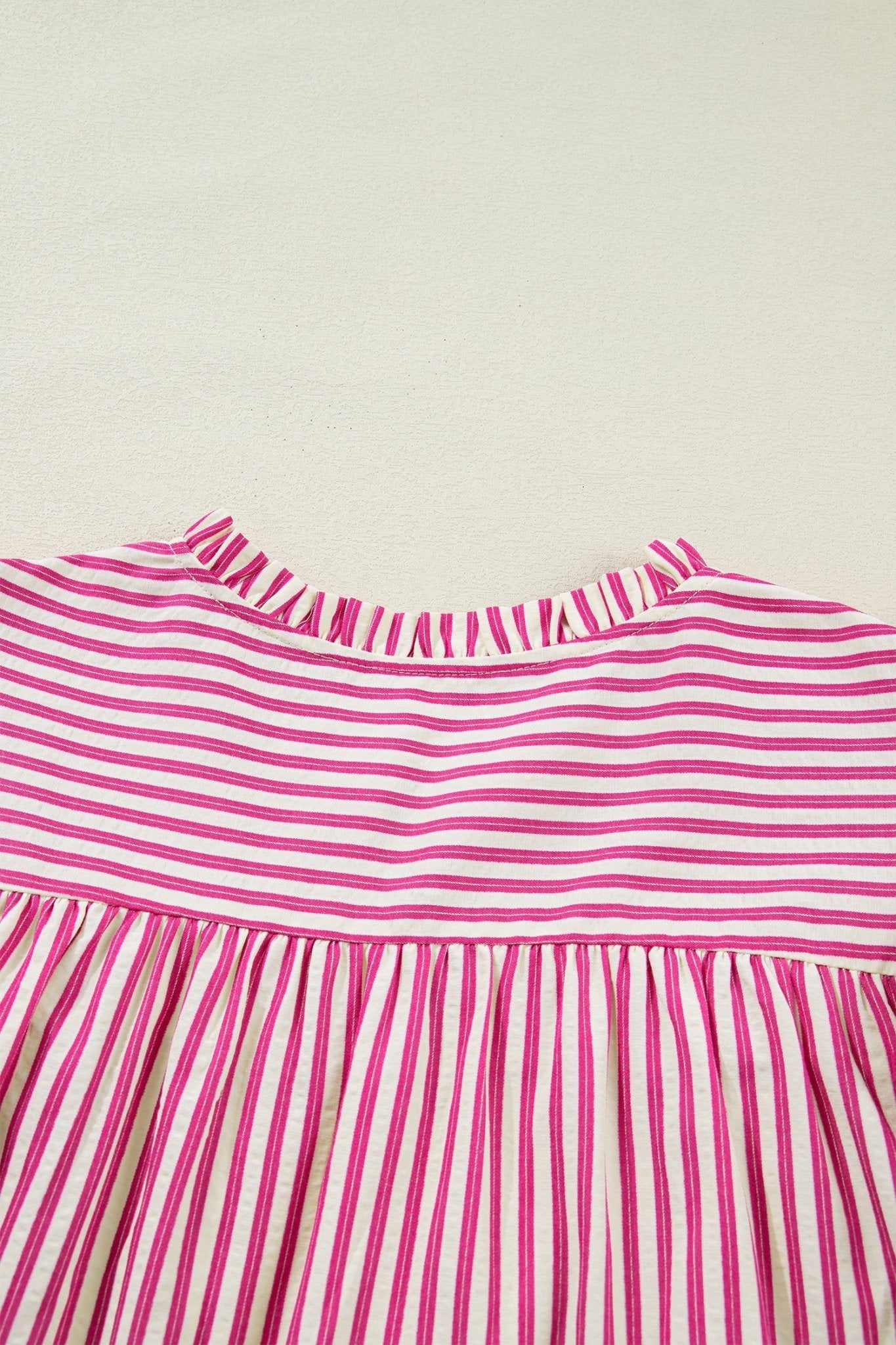 Treasure Ruffled Short Sleeve Blouse - Hello Beautiful BoutiqueBlouses & ShirtsThreaded Pear