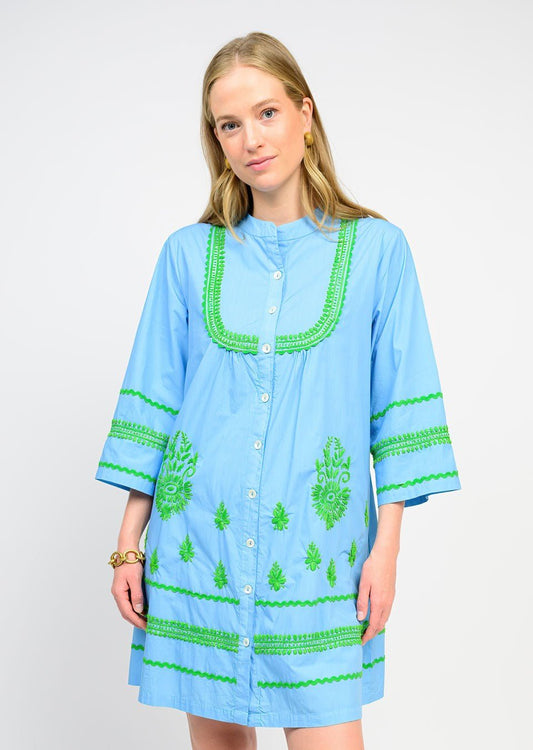 Uncle Frank Medallion Embroidered Dress - Hello Beautiful BoutiqueDressUncle Frank