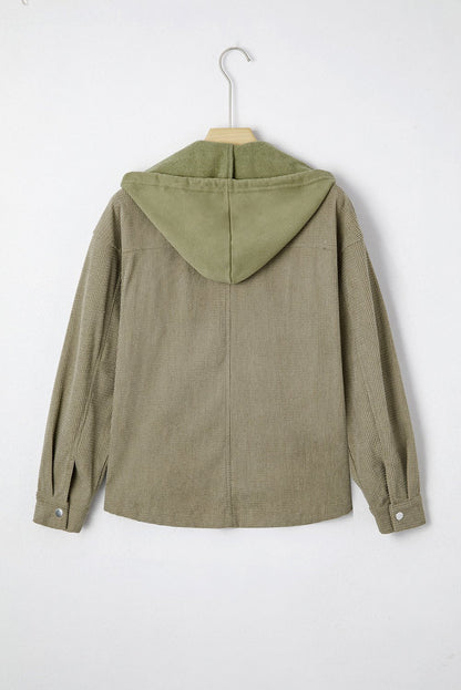 Undine Knit Textured Hooded Jacket - Hello Beautiful BoutiqueJacketsThreaded Pear