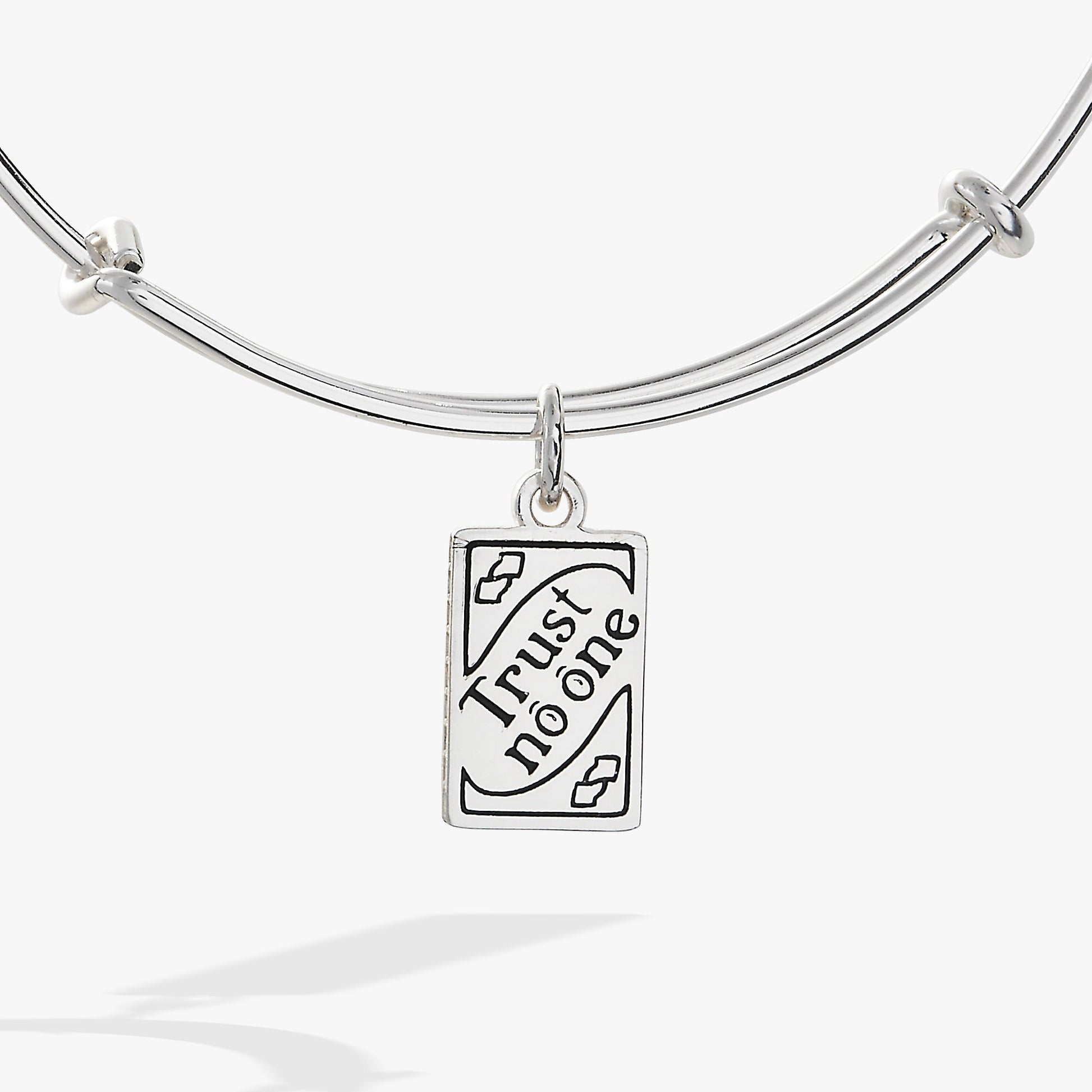 UNO™ “Trust No One” Charm Bangle - Hello Beautiful BoutiqueBraceletsALEX AND ANI
