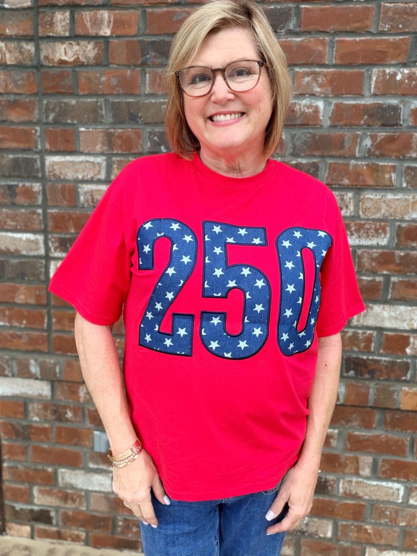 USA 250th Anniversary T Shirt - Hello Beautiful BoutiqueTopsCori America