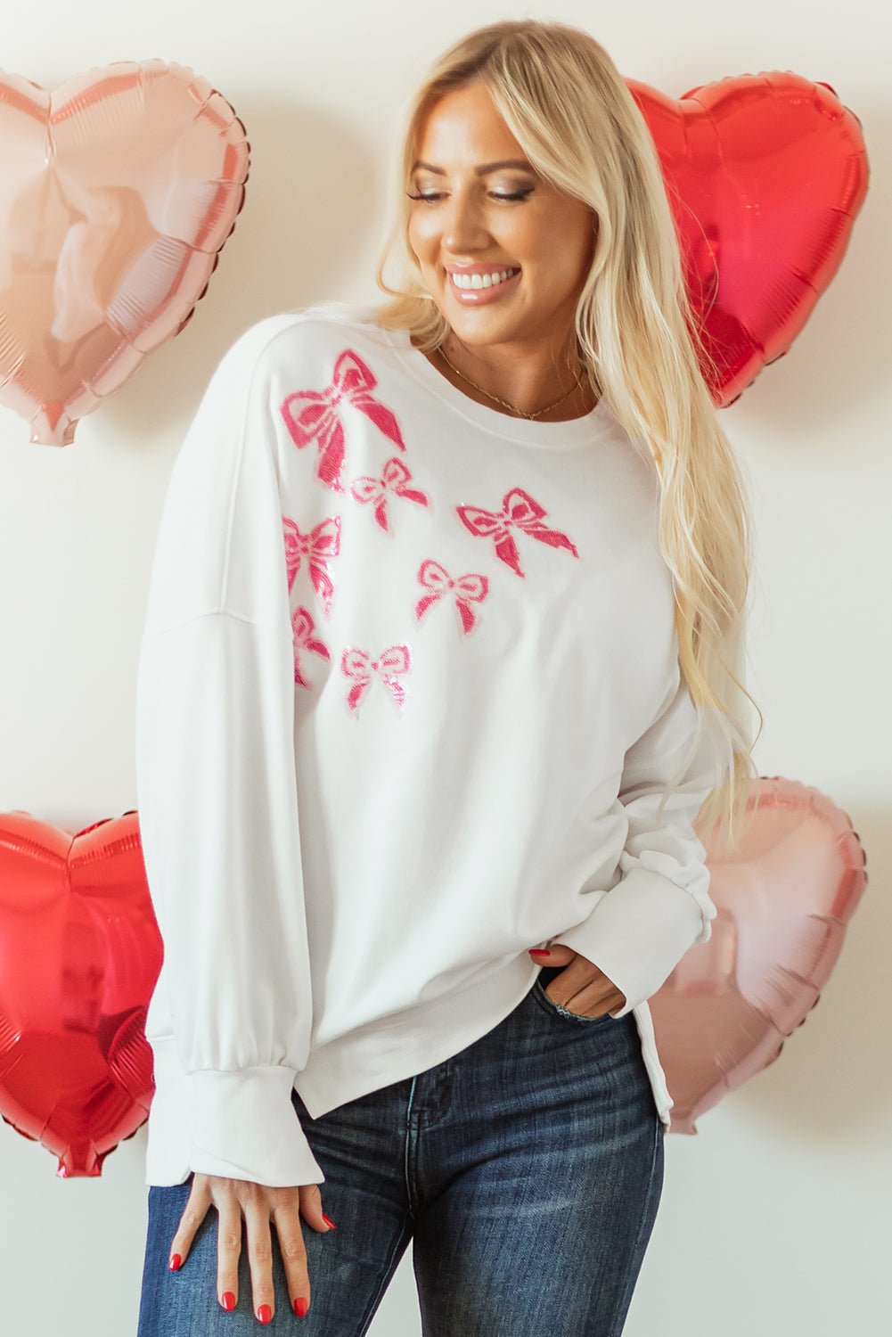 Vada High Low Oversize Sweatshirt - Hello Beautiful Boutique20% OFFThreaded Pear
