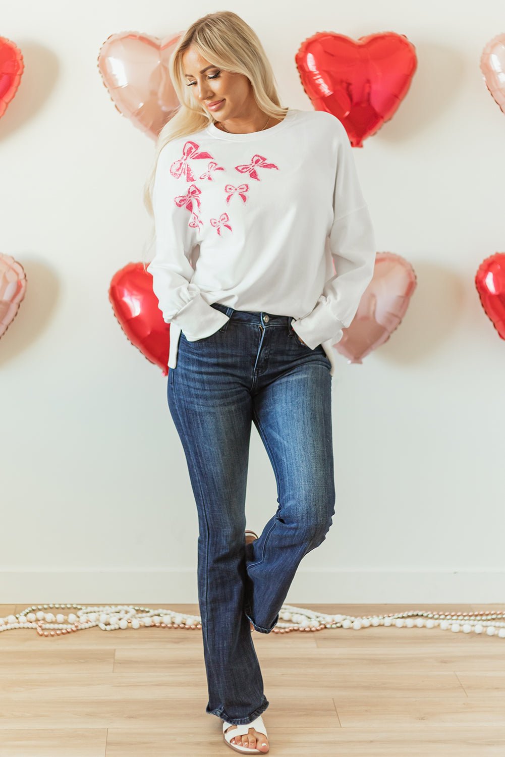 Vada High Low Oversize Sweatshirt - Hello Beautiful Boutique20% OFFThreaded Pear
