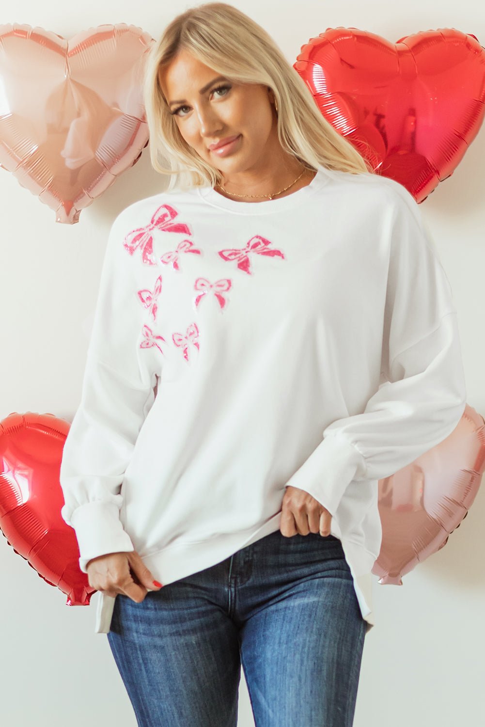 Vada High Low Oversize Sweatshirt - Hello Beautiful Boutique20% OFFThreaded Pear