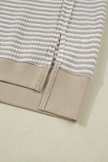 Vanessa Knit Ribbed Trim Long Sleeve PLUS Top - Hello Beautiful Boutique15% OFFThreaded Pear