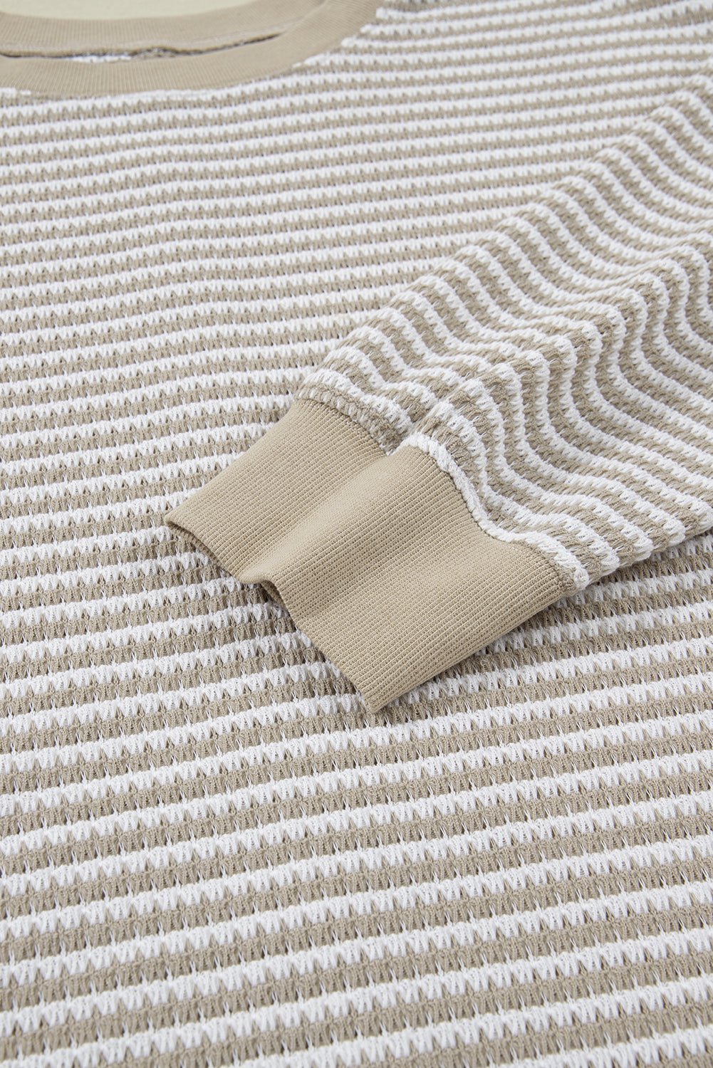 Vanessa Knit Ribbed Trim Long Sleeve PLUS Top - Hello Beautiful Boutique15% OFFThreaded Pear