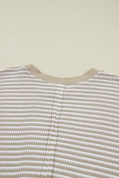 Vanessa Knit Ribbed Trim Long Sleeve PLUS Top - Hello Beautiful Boutique15% OFFThreaded Pear