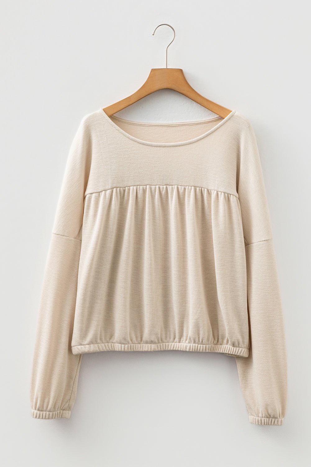 Veda Sleeve Knit top Long Sleeve Top - Hello Beautiful BoutiqueLong Sleeve TopsThreaded Pear