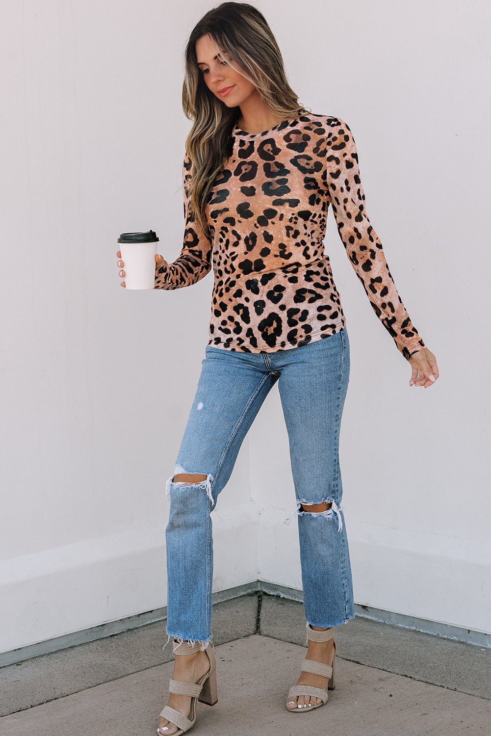 Veronica Sleeve Slim top Long Sleeve Top - Hello Beautiful BoutiqueLong Sleeve TopsThreaded Pear