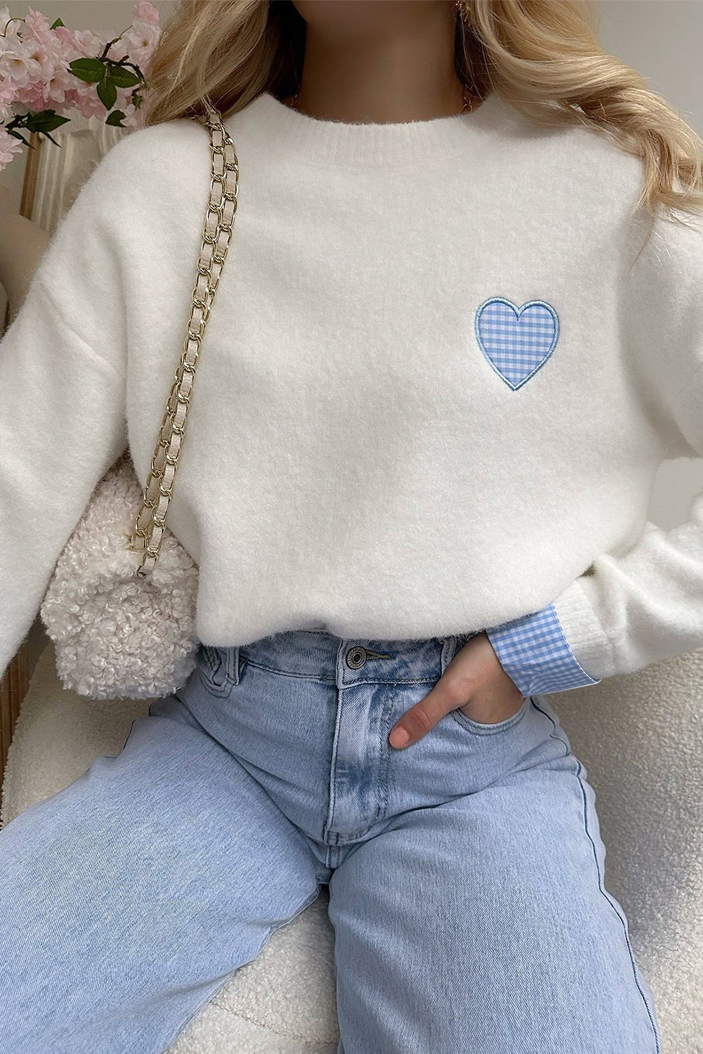 Vienna Cuffed Drop Shoulder Sweater - Hello Beautiful BoutiqueSweatersThreaded Pear