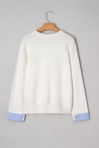 Vienna Cuffed Drop Shoulder Sweater - Hello Beautiful BoutiqueSweatersThreaded Pear