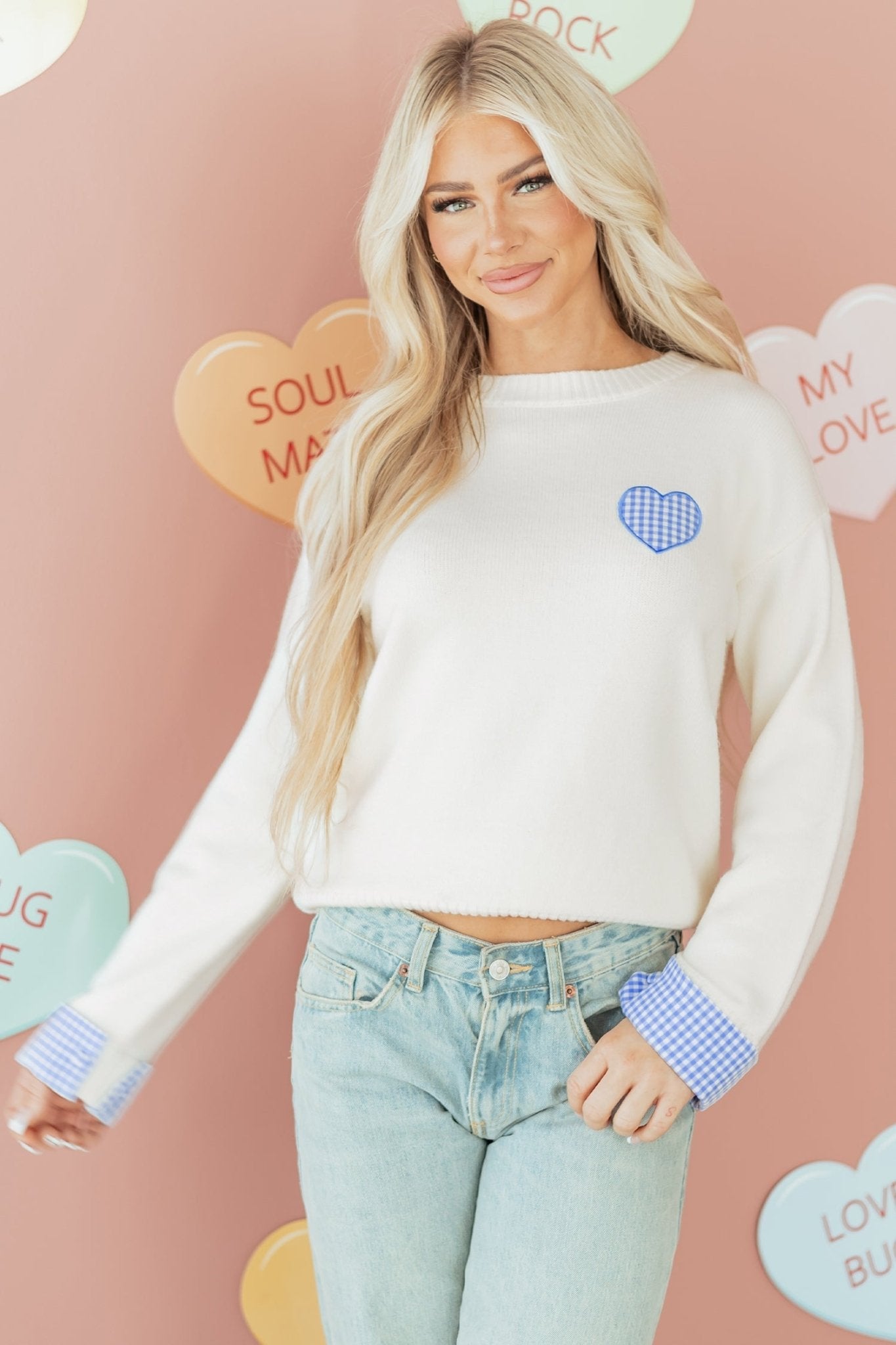 Vienna Cuffed Drop Shoulder Sweater - Hello Beautiful BoutiqueSweatersThreaded Pear