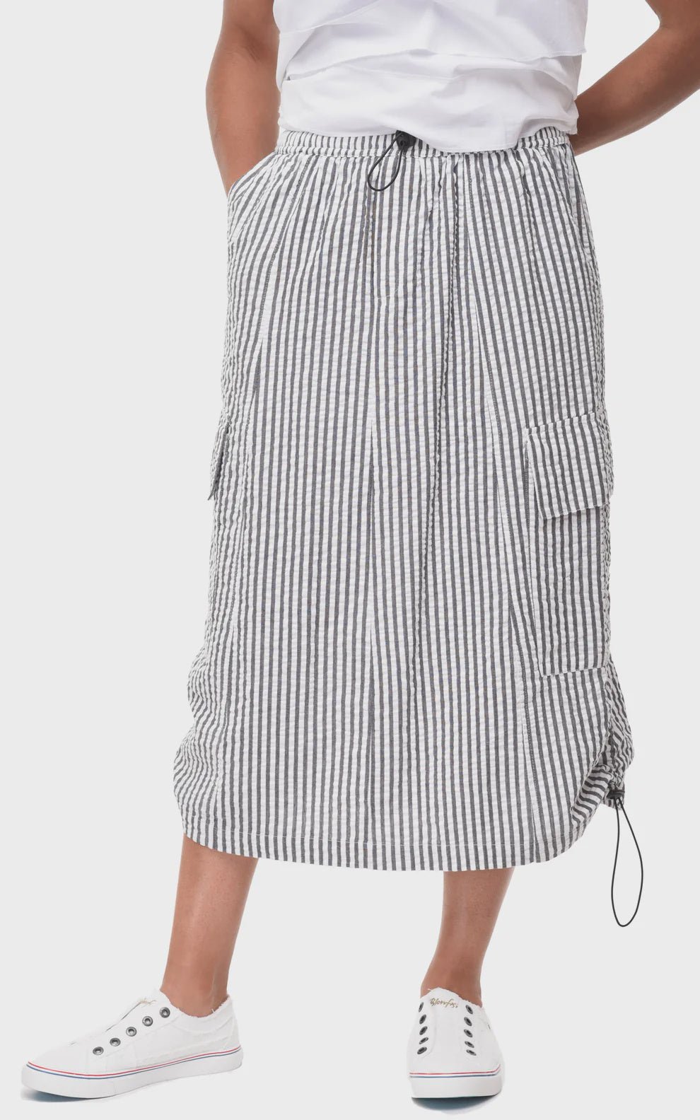 Vienna Striped Skirt - Hello Beautiful BoutiqueSkirtTulip
