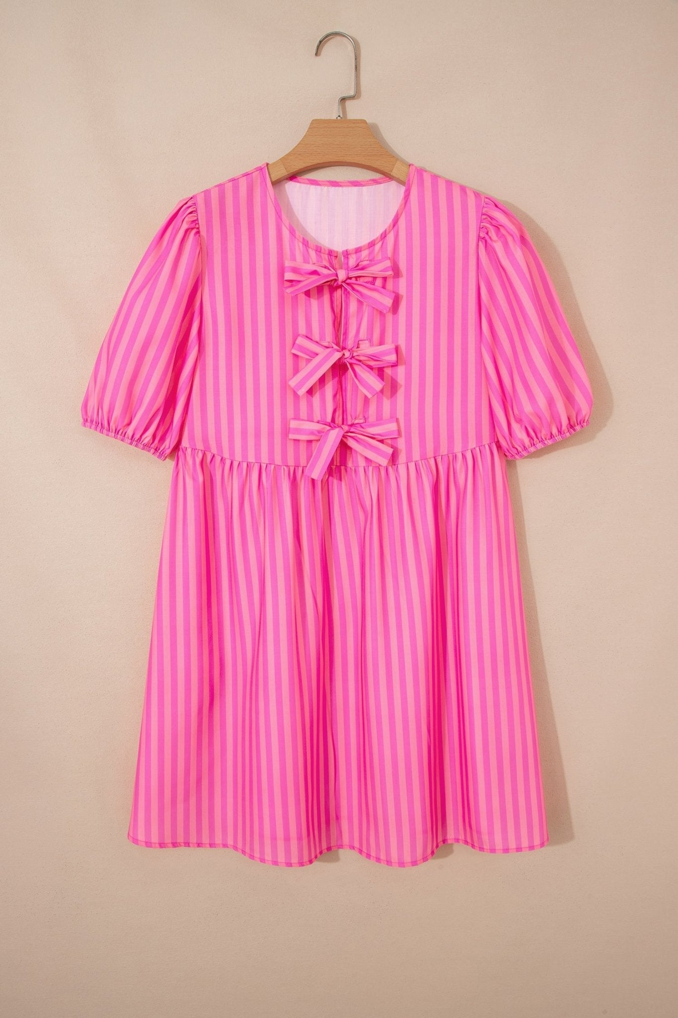 Violet Puff Sleeve Mini Dress - Hello Beautiful BoutiqueMini DressesThreaded Pear
