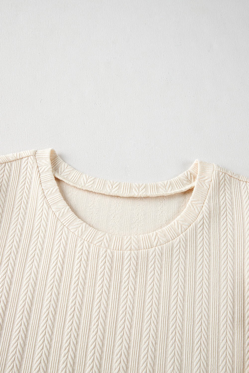 Violet Puff Sleeve Textured Blouse - Hello Beautiful BoutiqueBlouses & ShirtsThreaded Pear