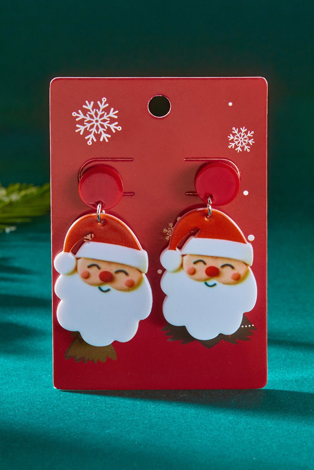Violeta Father Christmas Dangle Earrings - Hello Beautiful BoutiqueJewelryThreaded Pear