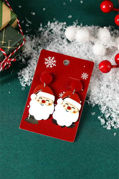 Violeta Father Christmas Dangle Earrings - Hello Beautiful BoutiqueJewelryThreaded Pear