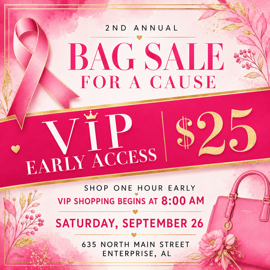 VIP Admission Ticket/ Bag Sale for a Cause - Hello Beautiful BoutiqueHello Beautiful Boutique