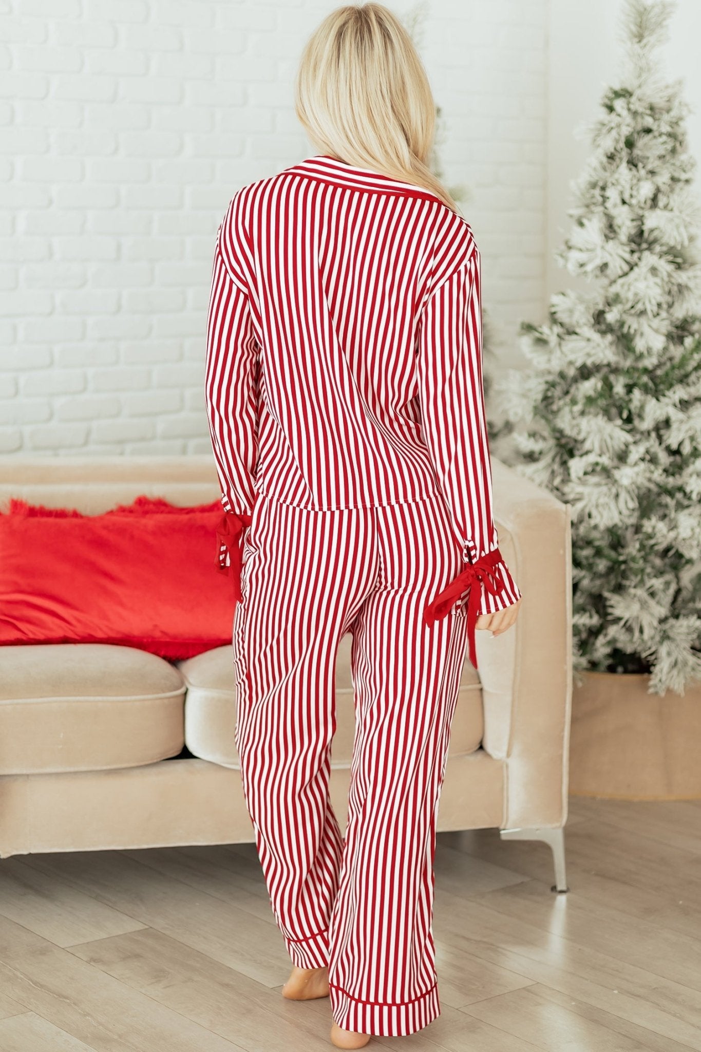 Virginia Waist 2pcs Pajama Set - Hello Beautiful BoutiqueSleepwearThreaded Pear