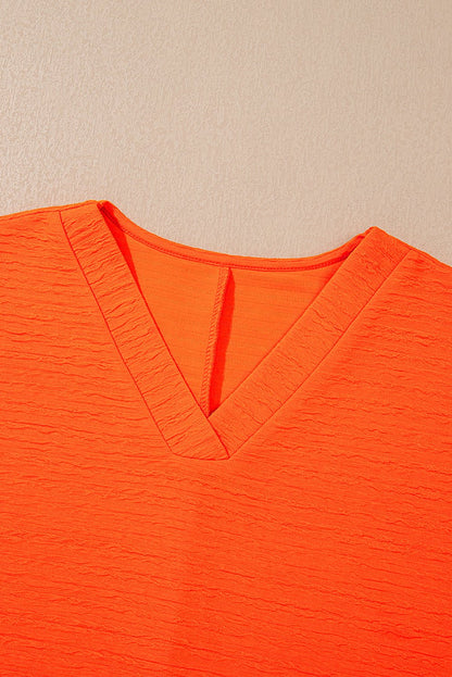 Viviana Textured T Shirt - Hello Beautiful BoutiqueShort SetsThreaded Pear